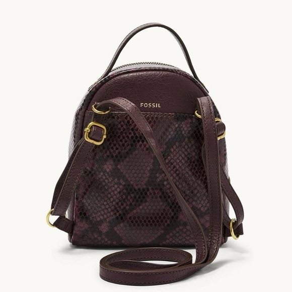 Mini purple backpack - Picture 2 of 10